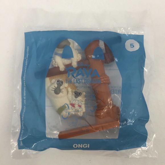 McDonald's 2021 #5 Raya and The Last Dragon Ongi Happy Meal Toy - Picture 2 of 10